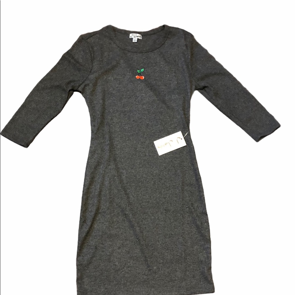 NWT ‘cherry on top’ body-con knit dress Size large
